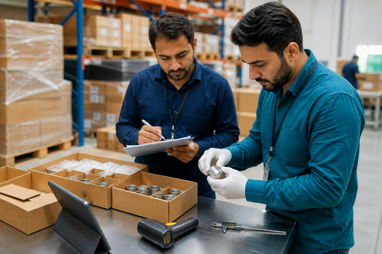 Supply chain management quality inspection before dispatch